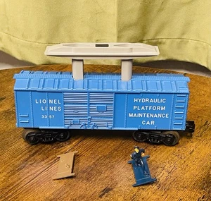 LIONEL 3357, HYDRAULIC PLATFORM MAINTENANCE CAR - Picture 1 of 6