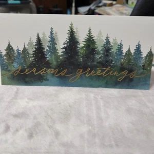 Seasons Greetings Boxed Christmas Cards w Envelopes Opened Qty 8 - Picture 1 of 5