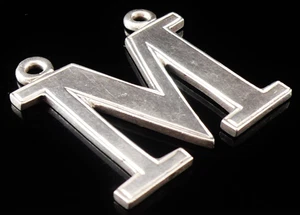 Sterling Silver M for Madeira Decanter Label, Benjamin Smith II, London 1830 - Picture 1 of 12