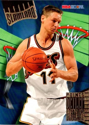 1995 Hoops Slamland Detlef Schrempf #SL44 Seattle SuperSonics Basketball Card - Image 1 of 2