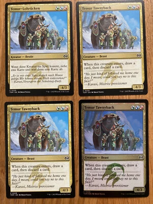 4 x Temur Tawnyback / Temur-Lohrücken, englisch (Near Mint, Tarkir, Rare) - Bild 1 von 3
