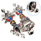  1 Set of Vajra Pestle and Bell Pendants Keychain Pendants Vintage Pendants