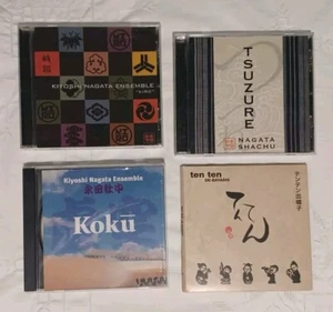 Kiyoshi Nagata Ensemble CD Set Lot Kiro Tsuzure Koku Ten Ten De-bayashi Japanese - Foto 1 di 14