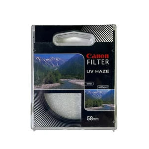 Canon 58mm UV Haze Glass Camera Filter NEW - Picture 1 of 4