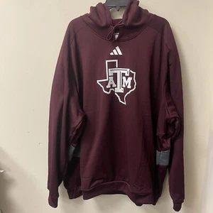 Adidas Texas A&M Aggies Travel Pullover Hoodie Size 4XL IQ0298 - Picture 1 of 2