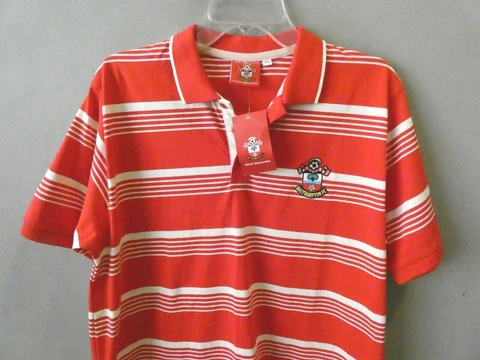 Southampton Mens Official Red Crested Football Soccer Polo Shirt SZ 2XL NWT Cover