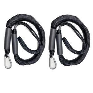 2x Bungee Dock Line/Barco Cuerda de amarre Bungee Atar Elástico 4 pies-5 pies con gancho - Imagen 1 de 11