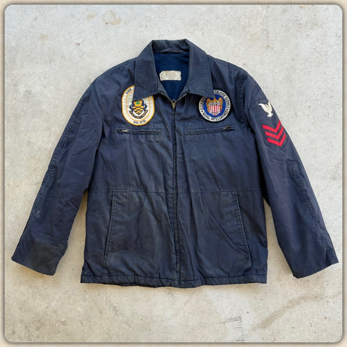 90s US NAVY utility jacket