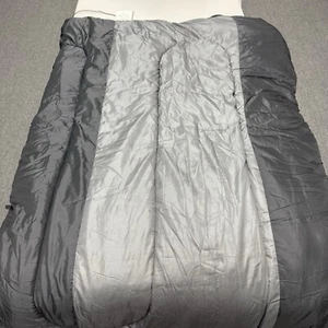 Coleman Montauk Lightweight 40°F Camping Black And Grey Sleeping Bag 67” - Picture 1 of 6