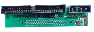 SCSI SCA 80 PIN female TO 50 PIN male Adapter with Termination - Image 1 of 3