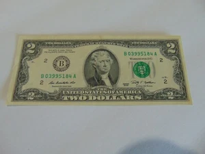 2 $ Federal Reserve Schein 2009 - New York - Bild 1 von 2