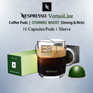 NESPRESSO Kaffeepads Vertuo Line 10 Kapseln 1 Ärmel STORMIO BOOST (stark) - Bild 1 von 2