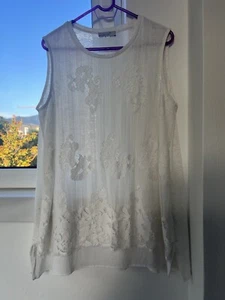 Peruna By M&S Collection Ivory Crazy Blouse Size 50 EU 22 UK **bargain** - Picture 1 of 15