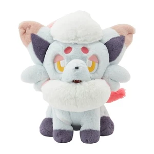 Peluche Pokemon Center Fuwa Fuwa Dakko Hisuian Zorua soffice nuovo Giappone - Foto 1 di 4