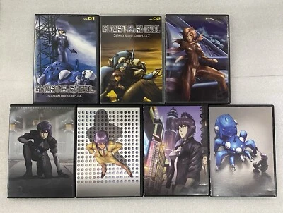 Ghost In The Shell Stand Alone Complex Volume 1-7 DVD Anime Foto 1 de 3
