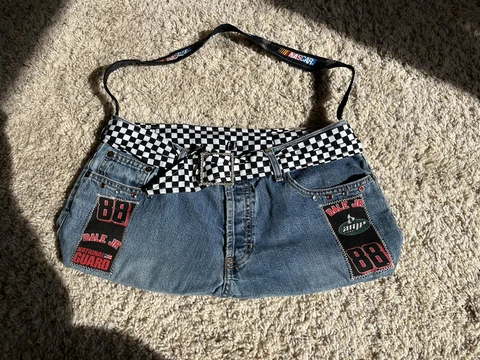 dale jr. handmade purse nascar #88 Has Button Snap Custom A&F  National Guard Cover