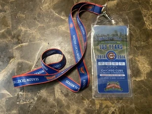 Wrigley Field 100 Years Clear Ticket 1914-2014 Cubs vs. Diamondbacks 4/23/14 - Picture 1 of 6