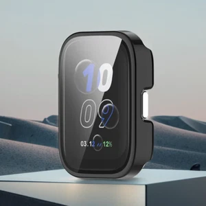 Hard PC Case + Tempered Glass Screen Protector for Amazfit Bip 5 Unity(Black) - Zdjęcie 1 z 8