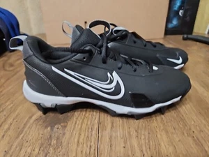Nike Force Trout 9 Keystone Black/White Baseball Cleats FB9731-001 YOUTH Sz 5Y - Picture 1 of 7