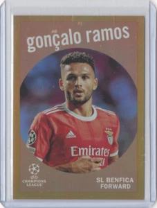 2022-23 Topps Cromo UEFA Clubes Competición 1959 Lámina de Oro 25/08 Gonçalo Ramos - Imagen 1 de 2
