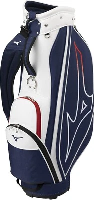 Carro de golf para hombre MIZUNO bolsa caddy NX.6 blanco marino 9 x 47 pulgadas 72 cm 2,6 kg 5LJC2402 Foto 1 de 4