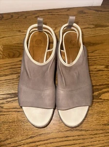 COCLICO GRAU STRETCH LEDER KEILABSATZ 38 - Bild 1 von 8