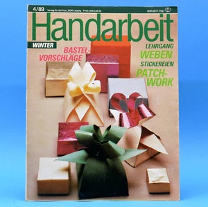 DDR Handarbeit 4 1989 | Verlag für die Frau Hampelfiguren Hohlsaumstickerei D - Bild 1 von 1