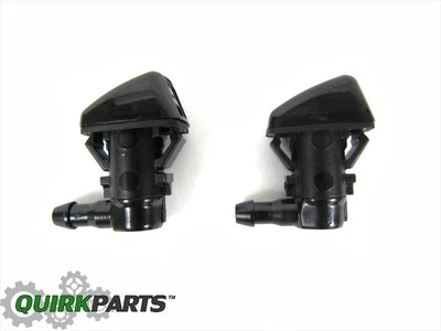 07-11 DODGE NITRO 08-12 JEEP LIBERTY WINDSHIELD WIPER WASHER NOZZLES SET/2 MOPAR - Image 1 of 4