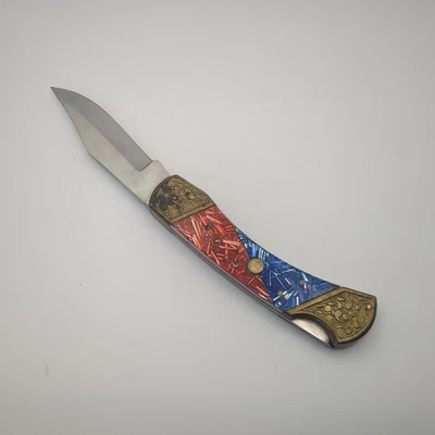 Navaja de bolsillo grande vintage con bloqueo  Foto 1 de 4