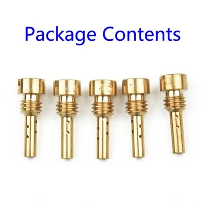 Replacement For Pilot Jets for CVK FCR Carburetors Includes 5 Sized Nozzles - Image 1 of 4