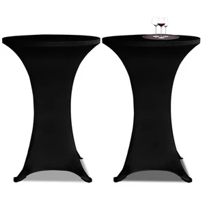 4x Coperture Verticali per Tavolo Ø80 cm Antracite Elastico Copritavolo vidaXL - Foto 1 di 72