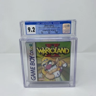 Wario Land II Game Boy Color Nintendo CGC 9.2 Complete in Box 1999 Graded - Image 1 of 4