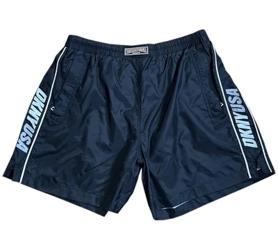 Vintage DKNY USA Black / 3M Nylon Shorts (Size XL) - Image 1 of 3