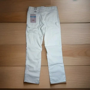 Dickies Damen Malerhose weiß lockere Passform Fleckenentlastung Größe 8R neu mit Etikett - Bild 1 von 20