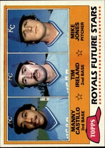 1981 Topps Baseball Card #66 Manny Castillo RC - Tim Ireland RC - Mike Jones RC - Picture 1 of 2