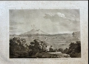 Velliers (Henry Wilkins del.) 1819 Malerische Ansichten von Pompeji.Vesuvio Campania - Bild 1 von 24