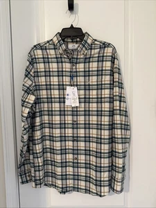 NWT Men’s Southern Tide Sandbridge Plaid Flannel MEDIUM - Picture 1 of 3
