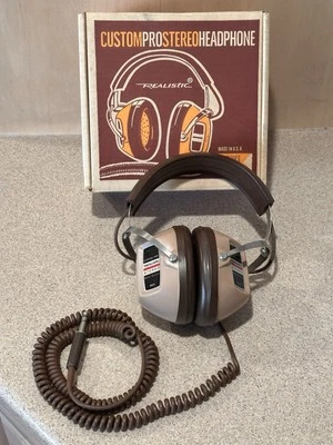 Auriculares estéreo profesionales personalizados Radio Shack realistas de colección modelo 33-1002 Foto 1 de 4