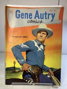 Gene Autry 1951 Dell Golden Age 10 Cent Comic Vol. 1 No. 53 Cowboy 52 Pages - Picture 1 of 13