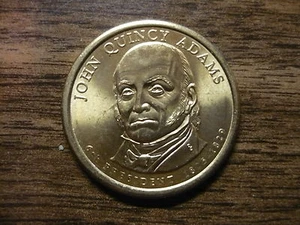 John Quincy Adams 2008D Gold Dollar Type 1 Clad Coin 6th President Denver 372 - Picture 1 of 2