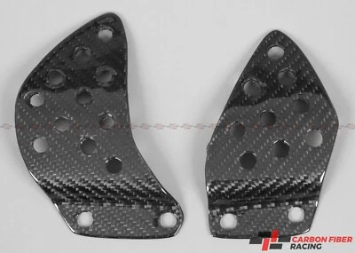 2003-2004 Kawasaki Ninja ZX-6R Heel Plates - 100% Carbon Fiber - Image 1 of 2