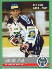 JAROMIR JAGR CZECH OFS 2004/05 #56 RABAT KLADNO PENGUINS RARE!!!