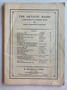 The Artistic Basso, una colección de canciones estándar de compositores de renombre mundial - Imagen 1 de 3