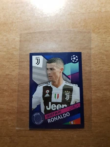 Figurina Cristiano Ronaldo, Champions League 2018/2019, Juventus, Topps, A1 - Foto 1 di 2