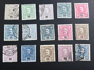 PORTUGAL stamps 1895 Carlos / NG,  used / YA346
