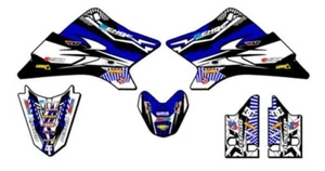 2006-2022 TTR 50 MAYHEM Blue Senge Graphics Kit Compatible with Yamaha - Picture 1 of 10