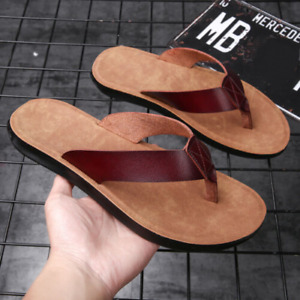 Mens Slippers Casual Outdoor Flip-Flops Sandals Summer Swim Beach Slippers Holid
