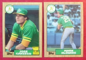 1987 Topps Oakland Athletics Team Set with Traded (36 Cards) - Picture 1 of 1