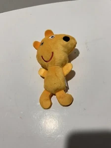 Peppa Pig gelber Teddybär Plüsch 7 Zoll Jazwares Puppe Spielzeug Stofftier - Bild 1 von 3