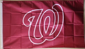 Washington Nationals MLB Baseball Flag Double Side Print 3x5 Ft W/ Grommets - Picture 1 of 3